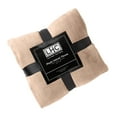 thumbnail image 2 of Somerset Home Oversized Microfiber Velvet  Throw Blanket for Adult (Desert Tan), 2 of 7
