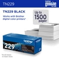 thumbnail image 2 of BROTHER TN229BK Cartucho de tóner Negro de Rendimiento estándar, 1 Paquete, 2 of 7