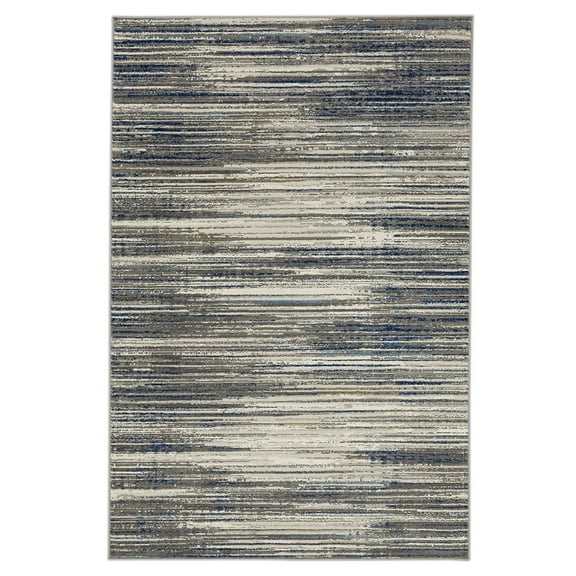 Mohawk Home Orpheus Indoor Woven Area Rug, Grey/Dark Blue, 5'3" x 8