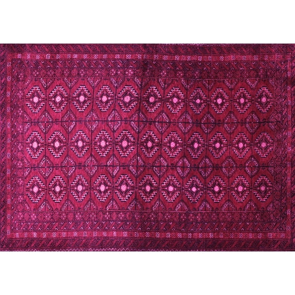 Ahgly Company Indoor Rectangle Southwestern Pink Country Area Rugs, 5' x 7'