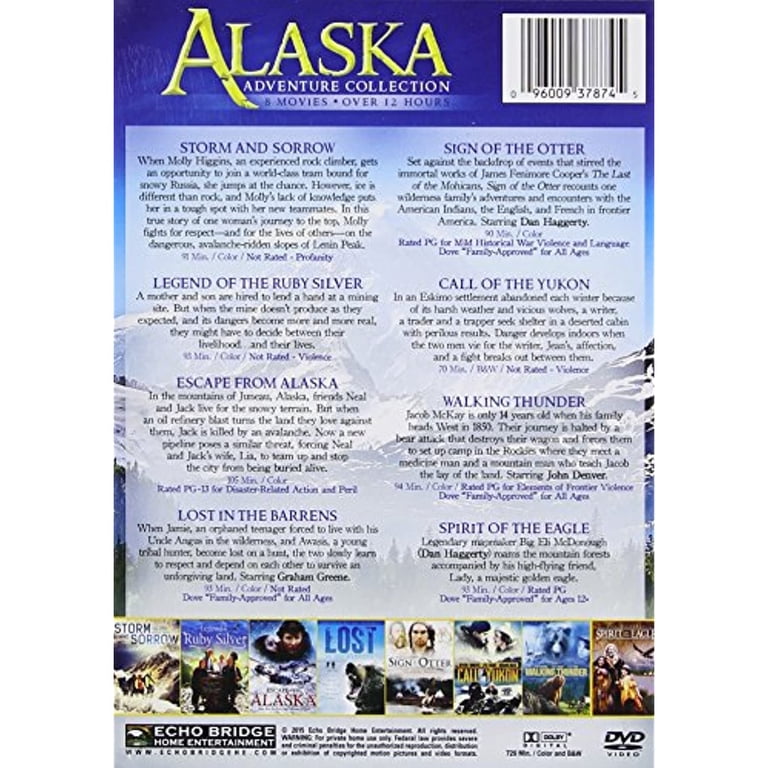 8-movie Alaska Adventure Pack V02 [dvd] [2discs] (Platinum Disc