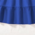 thumbnail image 6 of EnJoCho Girls Summer Dress Children's Girls Long Dress Retro Solid Color Splicing Sleeve Princess Dress Comfortable Casual Dress, 6 of 9