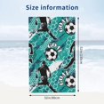 thumbnail image 4 of Yibo Soccer Bath Towel Sand-Free Beach Towel Quick Dry Pool Towel Lightweight Shower Towel for Bathroom Outdoor Swimming, 4 of 9