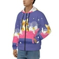 thumbnail image 3 of Honeii Dog Washes in a Bath Print Hoodies for Men, Pullover & Full Zip, Breathable Zip up Hoodie, Sweatshirt-X-Large, 3 of 5