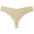 thumbnail image 5 of Panties for Women,Low Rise Bikini Panties Everyday Comfortable Underwear Soft Breathable Fabric All Seasons Casual Wear Seamless Stretch Design,Womens Underwear,Beige,L, 5 of 5
