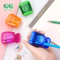 thumbnail image 6 of Pencil Sharpeners,Manual Sharpeners with Eraser Set,Colorful Protable Dual Holes Pencil Sharpener with Two Erasers Set for Home Office, 6 of 14