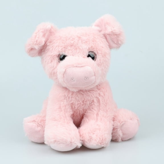 Pink Pig Plush Stuffed Animal, Cute Soft Pig Plush Toy for Kids Girls Boys, Adorable Farm Animal Plushies, Perfect Birthday Christmas Holiday Gift for Children Toddlers Baby