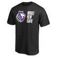 thumbnail image 2 of Men's Black Sacramento Kings Whole New Game Team T-Shirt, 2 of 4