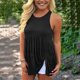 thumbnail image 2 of Moda Mujer Causal Cuello Redondo Blusa Estampada Sólida Camiseta Sin Mangas Verano Tank Tops Fridja  gh1615, 2 of 6