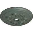 thumbnail image 3 of Ekena Millwork 25 1/4"OD x 4"ID x 2"P Spiral Ceiling Medallion (Fits Canopies up to 4"), Hand-Painted Cloud Burst Crackle, 3 of 6