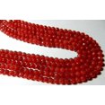 thumbnail image 3 of Perles Facettées en Jade Naturel Rouge Teinté, Perles de Qualité AAA 6 mm, 3 of 6