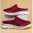 thumbnail image 3 of Slip On Mules & Clogs for Womens Light Open Back Shoes Comfort Walking Shoes Breathable Slippers Closed Toe Slides, 3 of 6