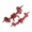 Red front and rear b, variant on Yihuala Upgraded Axles Assembly for FCX24 1/24 Remote Control Crawlers Vehicle Modification Accessories Supply