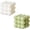 White+Green, variant on Bubble Candle - Cube Soy Wax Candles, Home Decor Candle, Scented Candle Set 2 Pieces, Home Use and Gifting