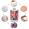 thumbnail image 6 of Yayeee 4 Pack Qtip Holder Bathroom Cotton Swab Canister with Lid Clear Dispenser Set, Colorful Jars, 6 of 6