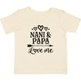 thumbnail image 3 of Inktastic Nani and Papa Love Me Boys or Girls Baby T-Shirt, 3 of 5