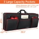 thumbnail image 2 of Funda para teclado SNIGJAT de 61 teclas blanda con bolsillos impermeables, 2 of 8