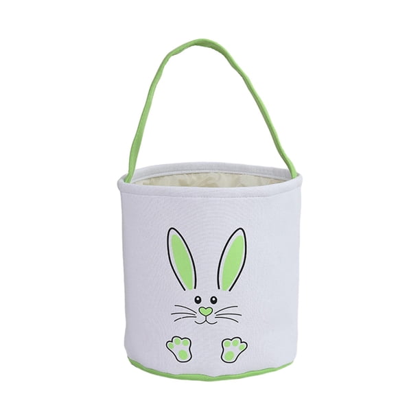 Bolsa de mano para niños con forma de cubo de Pascua con asa, adorable, 23 x 24 cm, para uso diario, suave y Verde