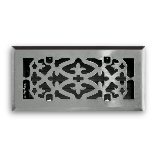 Difusor decorativo de suelo Truaire níquel satinado 10x25 cm