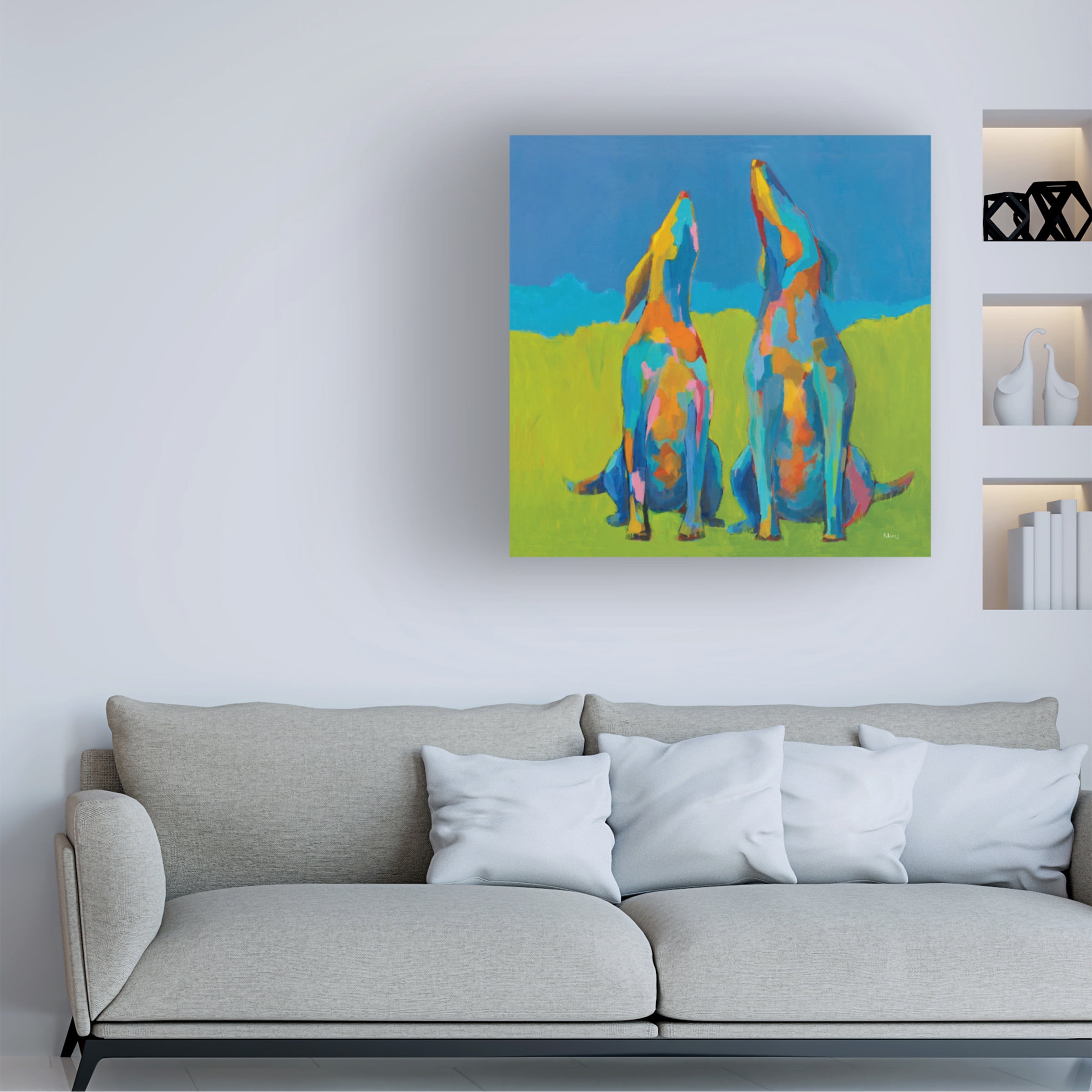 Phyllis Adams 'Blue Crab VI' Canvas Art