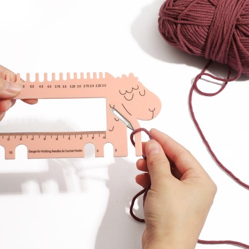 Knitting Needle Measuring Gauge