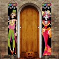 thumbnail image 4 of Trick or Treat Porch Banner, Halloween Door Decoration Hanging Banner Welcome Signs Couplets for Outside Home Garden Party Decor, 4 of 6