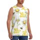 thumbnail image 2 of Fotbe Sweet Honey Men's Camiseta sin Mangas Estampada para Hombres, Playera Casual para Gimnasio, Entrenamiento, Playa-XX-Large, 2 of 7