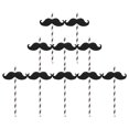 thumbnail image 4 of 20pcs Party Pajots Festival Pajadas de la decoración de accesorios de bebidas (negro), 4 of 8