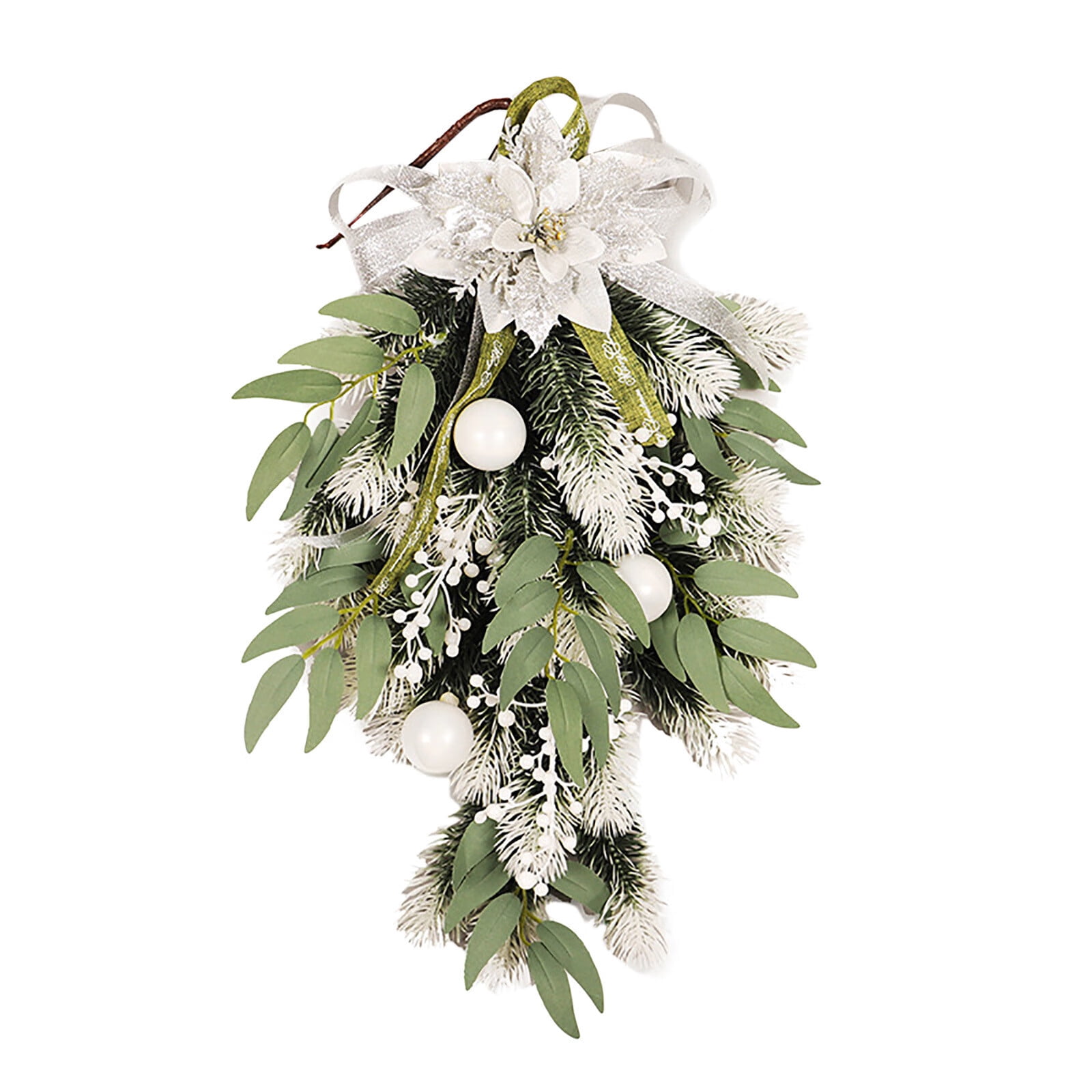 Christmas Vine Decorations Cane Garland Wreath Branches Door Christmas
