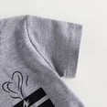 thumbnail image 5 of Otqutp Baby Beach Clothing Sets Summer Fashion Children Suit Boys Letter Print Short Sleeve Solid Color Casual Shorts Sports Suit, 5 of 7