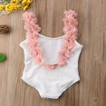 thumbnail image 3 of Maillot de Bain 3D à Fleurs Dos Nu pour Bébé Fille Tankini Tenue de Plage, 3 of 6