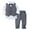 Grey-A, variant on 4 Piece Formal Suit Bow Tie Long Sleeve Dress Shirt + Tuxedo Vest + Pants Set Baby Boys & Toddler Grey-A 12-18 Months