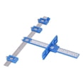thumbnail image 4 of Guía de perforación ajustable portátil para gabinetes, plantilla para herrajes, localizador de perforaciones para manijas de puertas y cajones, 4 of 12