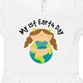 thumbnail image 4 of Inktastic My First Earth Day Baby Girl Girls Baby Dress, 4 of 5