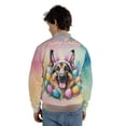 thumbnail image 5 of Happy Easter German Shepherd with Bunny Ear Headband and Flowers All Over Print 3D Baseball Jacket Alsatian Dog Lover Gifts Bomber Jacket Softball - 13001, 5 of 6