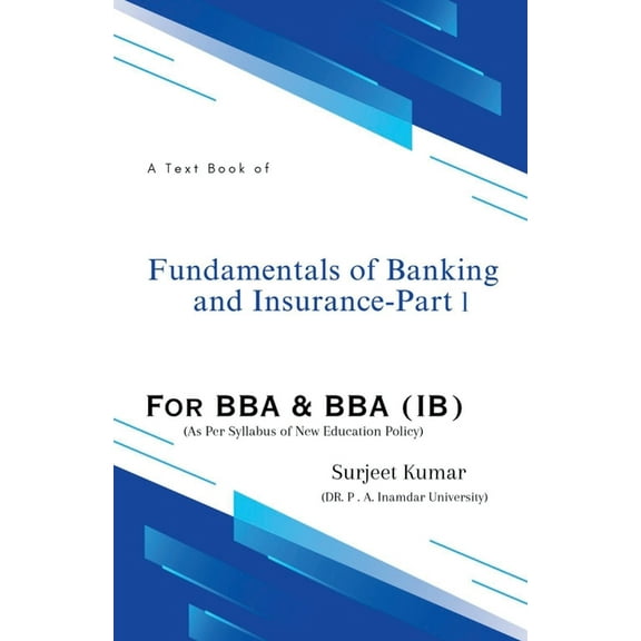 Fundamentals of Banking and Insurance - Part I, (Paperback)