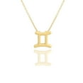thumbnail image 1 of stanreset Constellation Thème Amitié Collier Créatif Confortable Ins Exquise Durable Résistant à la Rouille Léger Accessoire de Mode Gemini Or, 1 of 6