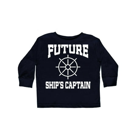

Inktastic Future Ships Captain Gift Toddler Boy or Toddler Girl Long Sleeve T-Shirt