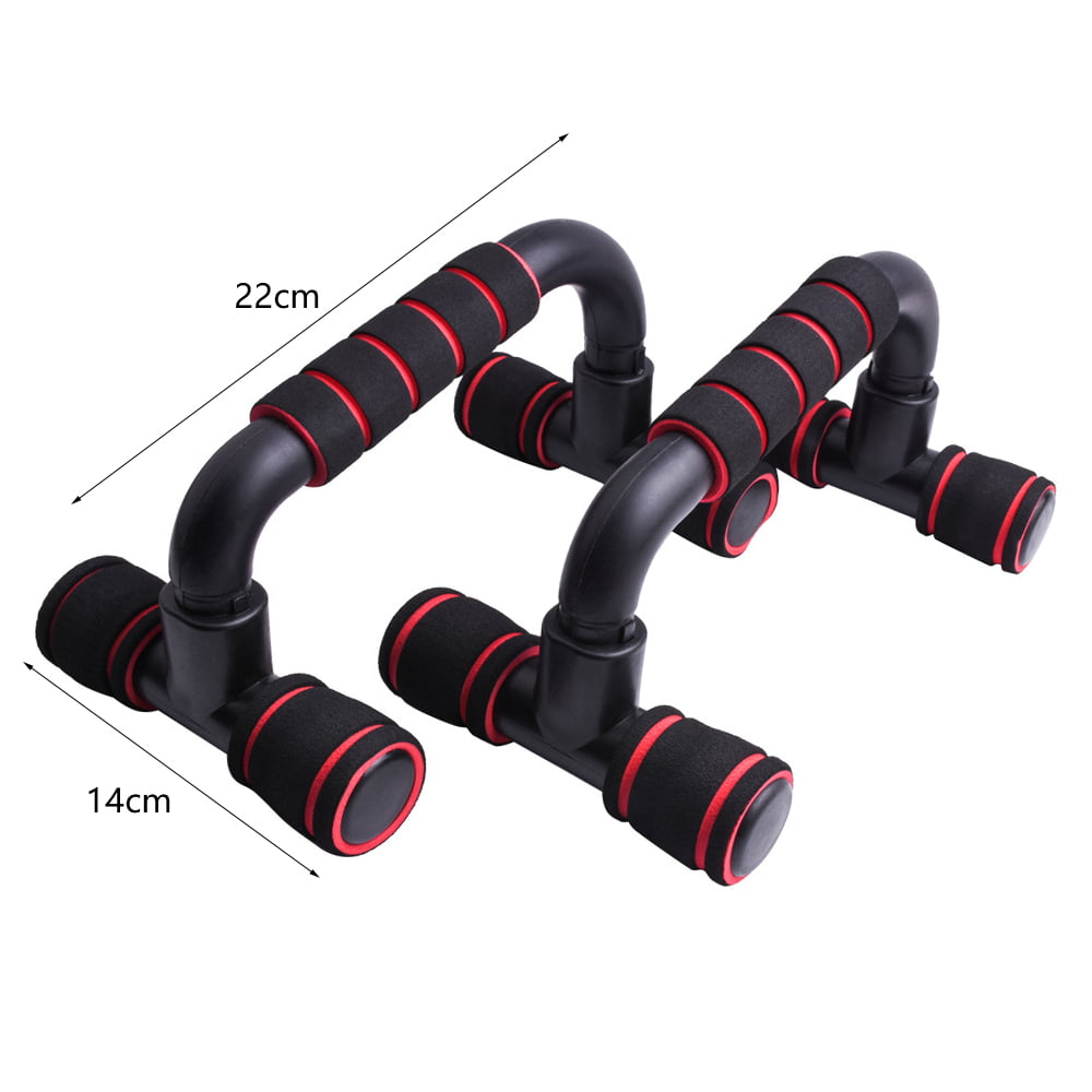 1Pair Push-up Bar Stands Chest Bar Handles Grip Bars Fitness Gym Muscle Training 