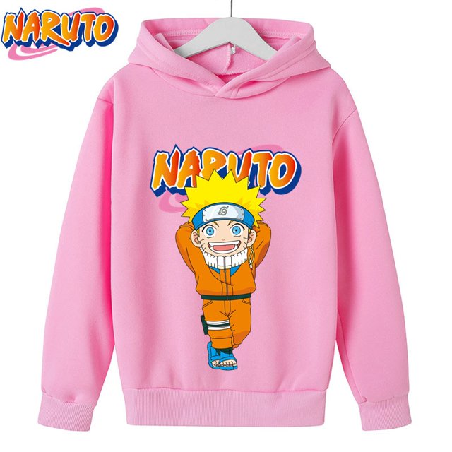 Fashion Unisex Naruto Print Hoodies Children Boys Long Sleeves Sweatshirt Baby Kids Tops Girls Clothes 4-14 Years Streetwear160 Gao Jinjia LED