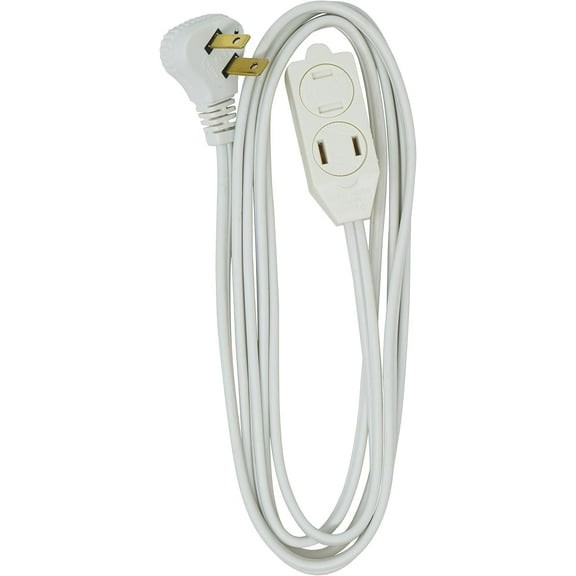 Southwire 2235 16/2 Gauge 3' Slimline White Extension Cord