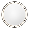 thumbnail image 7 of Uttermost Carrizo Bronze Round Wall Mirror - 36.25W x 36.25H in., 7 of 7