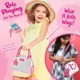 thumbnail image 3 of Star Princess Monedero Rosa con Accesorios para Niña, Regalos de Navidad, Juego de Simulación para Niños Pequeños con Maquillaje, Billetera, Teléfono de Juguete para Niñas, Juego de Rol de 3, 4, 5, 6,, 3 of 5