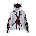 thumbnail image 3 of 99 Nights In The Forest 3D Figure Printed Sweatshirt for Kids 99 Nights In The Forest Cat's Ear Shaped Hoodie, 3 of 4