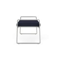 thumbnail image 5 of Gansett Reception Waiting Room 2-Seat Bench / Silver Steel / Navy Blue, 5 of 5
