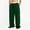 Green, variant on Mens Baggy Sweatpants Wide Leg Casual Drawstring Elastic Waist Open Bottom Loose Lounge Athletic Pants