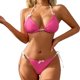 thumbnail image 4 of Traje de baño para mujer, moda, cómodo, estampado, bikini, traje de baño de color liso para mujer, conjuntos de bikinis, trajes de baño para mujer, 4 of 9