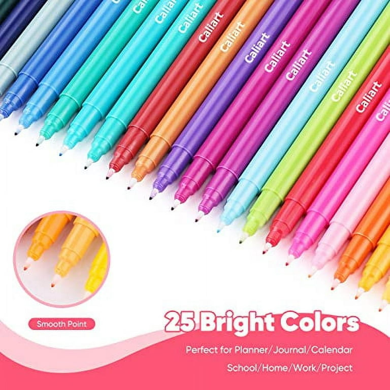 Kryc-sunacme 35 Colors Felt Tip Pens, Premium Fine Point Colorful