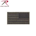 thumbnail image 1 of Rothco American Flag Patch - Hook Back - Olive Drab/Black - Reverse, 1 of 2