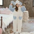 thumbnail image 3 of Sanrio Plush Cinnamoroll Girl Winter Franela Niños Mamelucos Mono para Bebés Ropa Infantil Pijamas Niña Niño Monos Regalos, 3 of 5